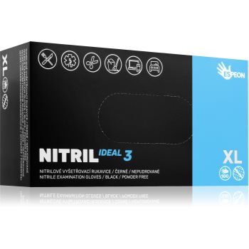 Espeon Nitril Ideal3 Examination Gloves Blue mănuși de examinare și de protecție, din nitril, fără pudră - imagine 2